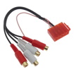 Picture of LAUNRC19, Jungtis auto. Mini ISO - Line out (4RCA)                                                                                                    