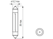 Picture of Bosma lempute SV6, 5W, 6X36                                                                                                                           