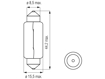 Picture of Bosma lempute SV8.5, 18W, 15X44                                                                                                                       