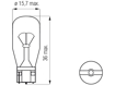 Picture of Bosma lempute T15, 5W                                                                                                                                 