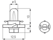 Изображение Bosma lempute BX8.4D, 1.2W                                                                                                                            