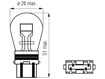 Picture of Bosma lempute S25q, 32/2CP, P27/7W gintarine                                                                                                          