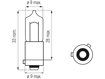 Picture of Bosma lempute BAY9s, 21W, H21W, halogen                                                                                                               