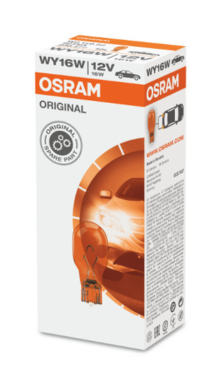 Picture of Osram lempute, WY16W, 16W, W2,1x9,5d, oranzine, 921NA                                                                                                 