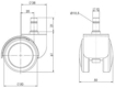 Изображение Ratukai biuro, ofiso kedei, 5vnt, 50mm                                                                                                                