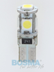 Bosma, lempute CANBUS T10, W5W  5xSMD5050  