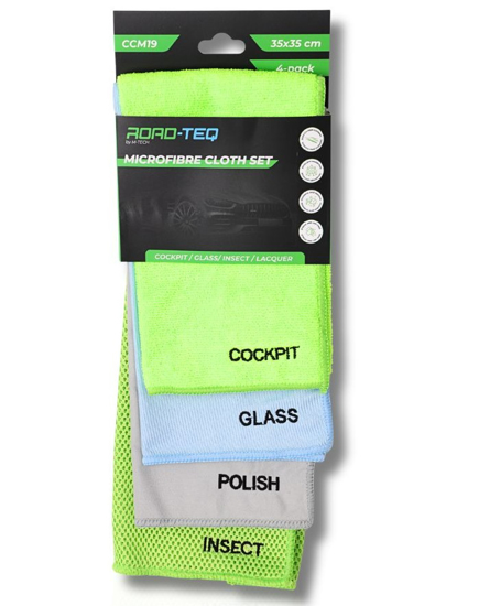 Mikropluosto sluosciu rinkinys „Streak Free Primary Set“ – 4 vnt.        